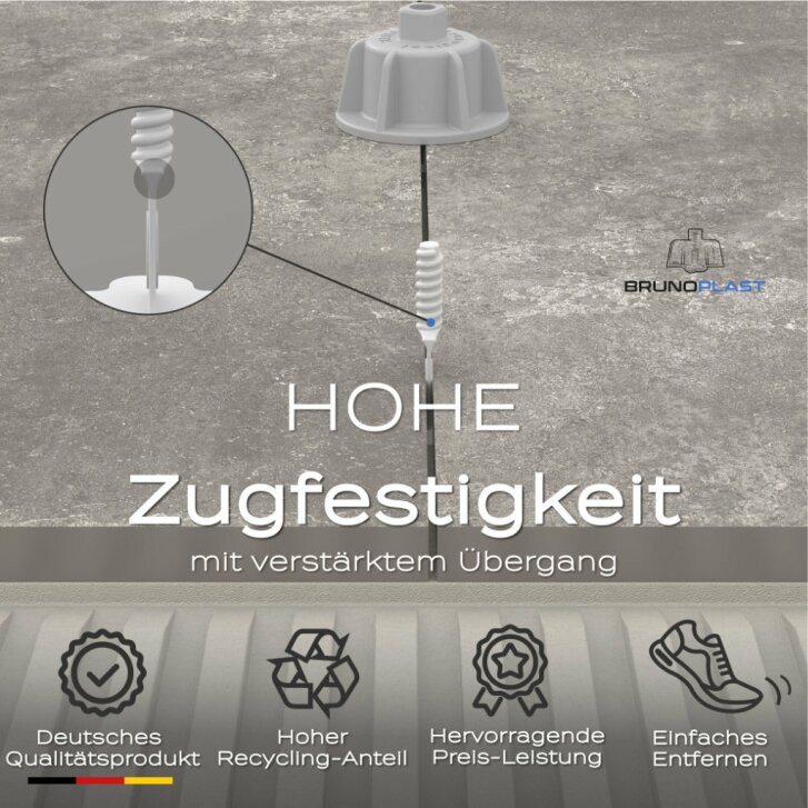 NIVIFIX Kombi-Set PRO 350-teilig grau für Fliesenstärke 12 - 20 mm, Fugenbreite 1.7 mm