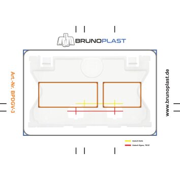 Ersatz-Aufkleber / Schnittmuster für befliesbare...