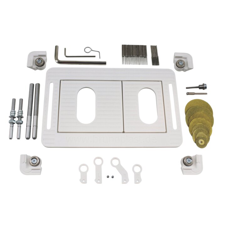 Flächenbündig befliesbare Drückerplatte / Spülarmatur für Geberit Delta, Geberit Sigma & Tece (VERTIKAL)