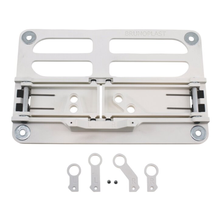 Flächenbündig befliesbare Drückerplatte / Spülarmatur für Geberit Delta, Geberit Sigma & Tece (HORIZONTAL)