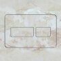 Flächenbündig befliesbares Revisionsklappen-Set für Fliesen/Platten bis ca. 400 x 500 mm (ideal: 300 x 200 mm)