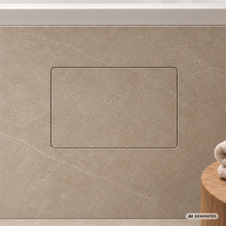 Flächenbündiges Revisionsklappen-Set zum Befliesen bis 400 x 500 mm -  für Fliesen & Platten