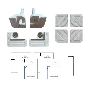 Fl&auml;chenb&uuml;ndig befliesbares Revisionsklappen-Set...