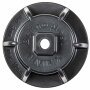 150 Stück NIVIFIX Zughauben PRO schwarz im Eimer, für Fliesenstärke 3 - 12 mm, wiederverwendbar