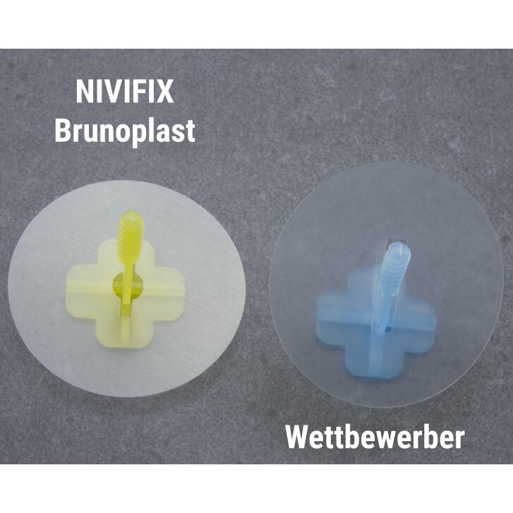 100 Stück NIVIFIX Unterlegscheiben für Zughauben schwarz / grau